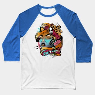 face and pill Baseball T-Shirt